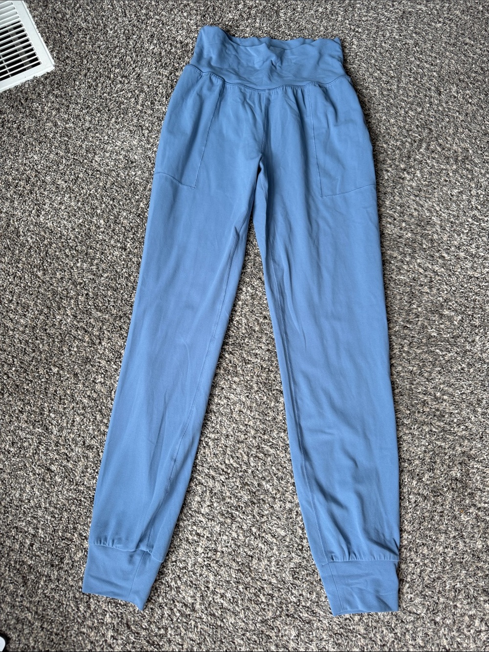 Athleta Small Tall Salutation Joggers Blue High-Rise
